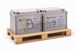 Pack 2 Bater�as Victron Gel 12 Voltios 165 Amperios Solar | Energy Deep Cycle BAT412151104